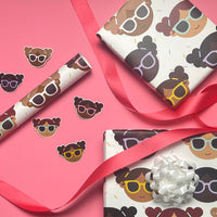 Girl Power Pattern Wrapping Paper