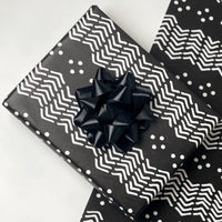 BW Tribal Wrapping Paper