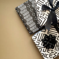 BW Tribal Wrapping Paper