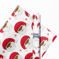 African American Santa Claus Christmas Wrapping Paper
