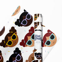 Girl Power Pattern Wrapping Paper