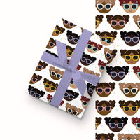 Girl Power Pattern Wrapping Paper