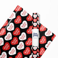 African American Black Love Wrapping Paper