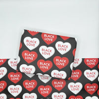 African American Black Love Wrapping Paper